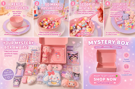 Lucky Scoop – 3 SCOOPS + 4 Gifts & 1 Gacha